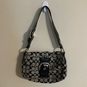 Coach monogram y2k purse